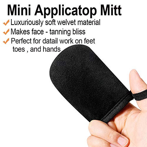 stusgo Self Tanning Mitt Applicator Kit 4 in 1 -Exfoliating Glove,Tan Mitt Ap...
