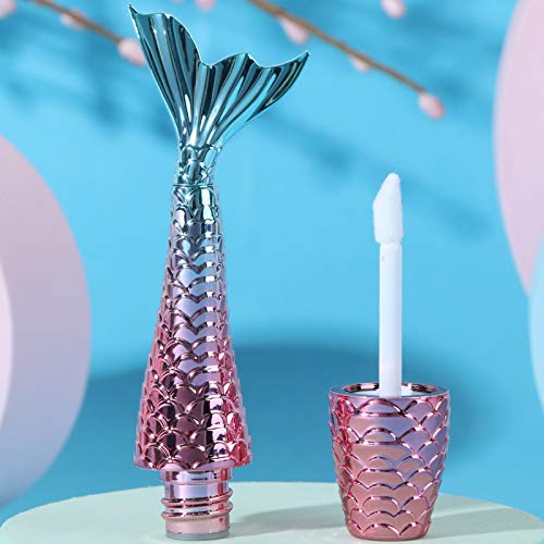 STYGALO 26 Pcs 3ml Empty Lip Gloss Tubes Containers, Creative Pink Blue Gradi...