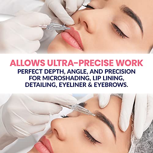 Stylia 20PC Permanent Makeup PMU Cartridges for Microshading, Lip Lining, Det...