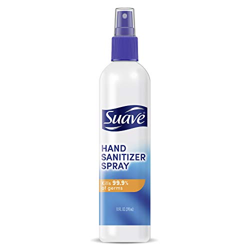 Suave Hand Sanitizer Alcohol Based Kills 99.9% of Germs 10 Fl Oz (Pack of 6)