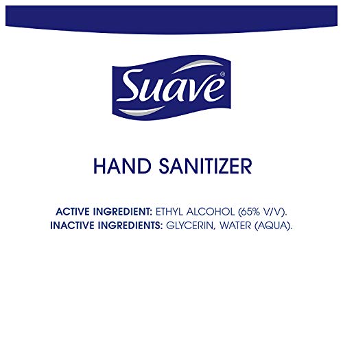 Suave Hand Sanitizer Alcohol Based Kills 99.9% of Germs 10 Fl Oz (Pack of 6)