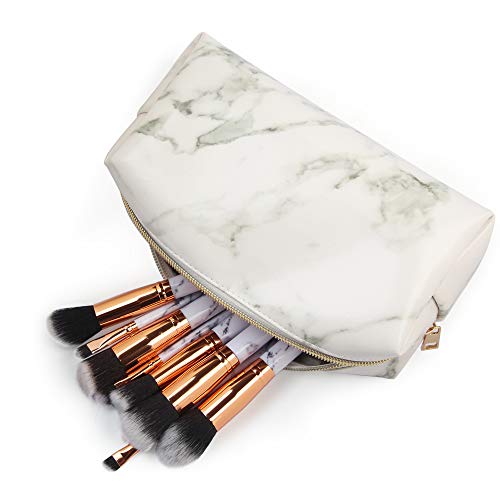 SUBANG 4 Pack Marble Makeup Bag Toiletry Bag Travel Bag Portable Cosmetic Bag...
