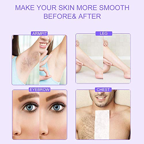 110V Double Depilatory Wax Warmer Waxing Kit for Women Men Coarse Hair Remova...