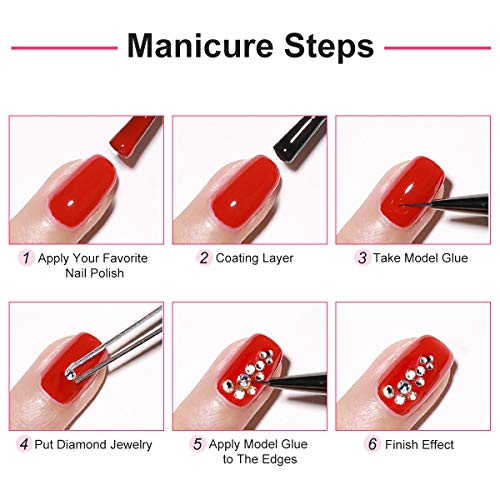 Crystals AB Nail Art Rhinestones Decorations Nail Stones for Nail Art Supplie...