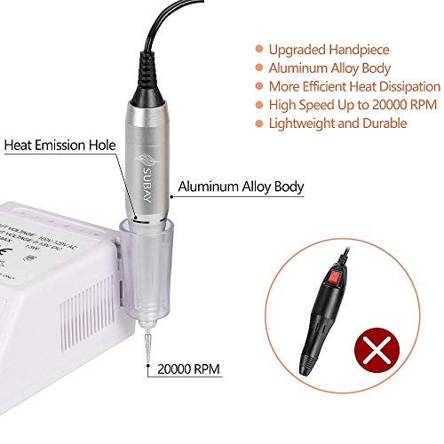 Professional Electric Nail Drill Machine Nail File Drill Set Kit for Acrylic ...