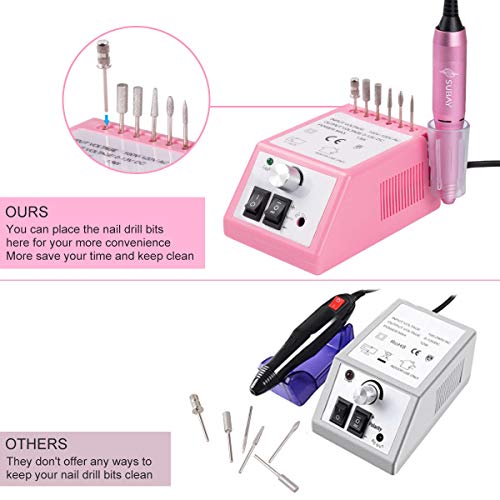 Professional Finger Toe Nail Care Electric Nail Drill Machine Manicure Pedicu...