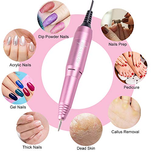 Professional Finger Toe Nail Care Electric Nail Drill Machine Manicure Pedicu...