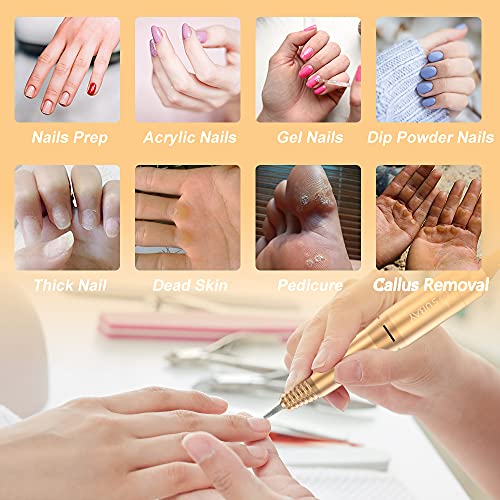 Subay Professional Nail Drill Machine for Acrylic Nails, Gel Nails, 20000RPM ...