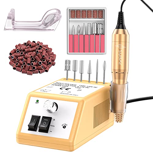 Subay Professional Nail Drill Machine for Acrylic Nails, Gel Nails, 20000RPM ...