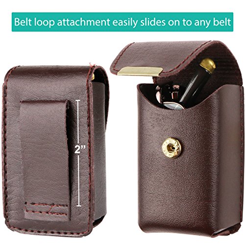 Reading Glasses Set of 2 Fashion Folding Readers with Leather Cases Brown and...