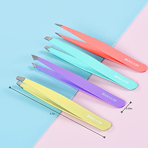 Tweezers Set - SUCOOR Professional Stainless Steel Tweezers, Best Precision T...