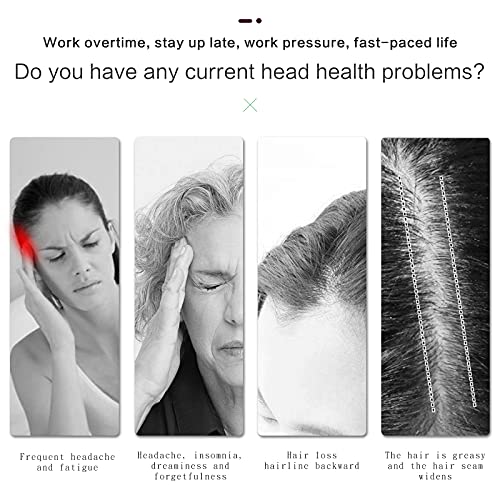 Electric Scalp Massage Comb , Cordless Scalp Hair Massager, Portable Handheld...