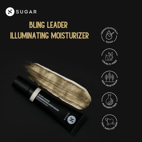 SUGAR Cosmetics Bling Leader Illuminating Moisturizer - 02 Pink Trippin' - Co...