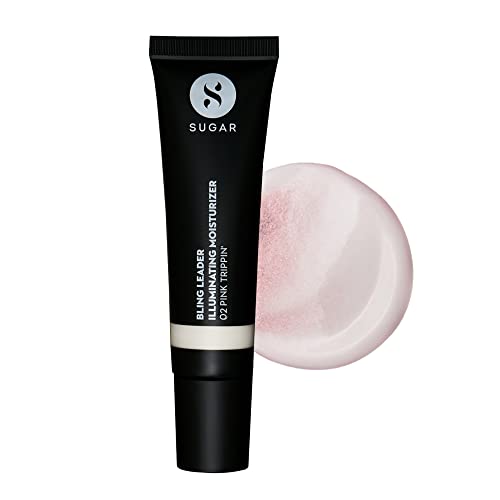 SUGAR Cosmetics Bling Leader Illuminating Moisturizer - 02 Pink Trippin' - Co...