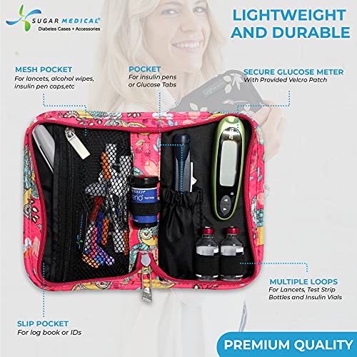 Sugar Medical - Diabetes Deluxe Supply Case - Portable Solution for Everyday ...