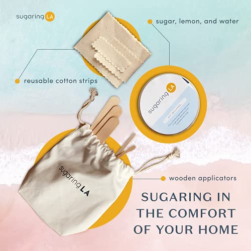 sugaringLA Sugaring Kit, At-Home Sugaring Hair Removal, Fast, Easy Body and I...