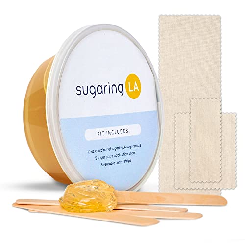 sugaringLA Sugaring Kit, At-Home Sugaring Hair Removal, Fast, Easy Body and I...