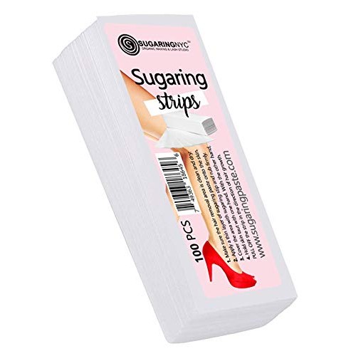 Sugaring Waxing Strips by Sugaring NYC for Soft Sugaring Paste - Ideal for Le...