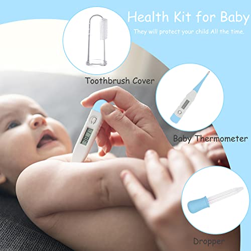 Baby Grooming Kit, Portable Baby Safety Care Set with Hair Brush Comb Nail Cl...