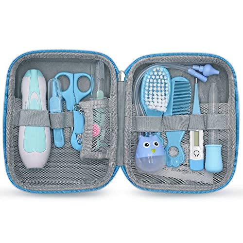 Baby Grooming Kit, Portable Baby Safety Care Set with Hair Brush Comb Nail Cl...