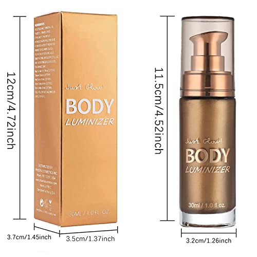Body Luminizer, High Gloss Waterproof Moisturizing for Face & Body Luminizer,...