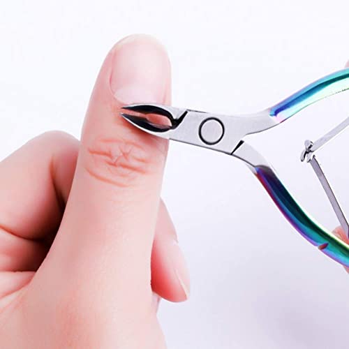 SUMAJU Cuticle Clipper with Cuticle Pusher, Professional Cuticle Pusher Stain...