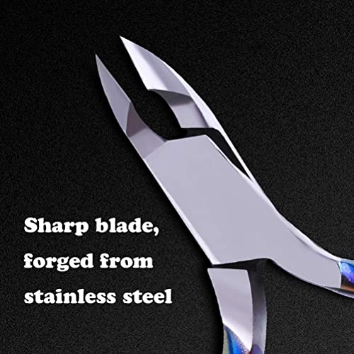 SUMAJU Cuticle Clipper with Cuticle Pusher, Professional Cuticle Pusher Stain...