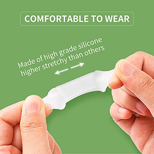Pinky Toe Separators for Overlapping Toes, 16 Pieces Silicone Bunion Correcto...