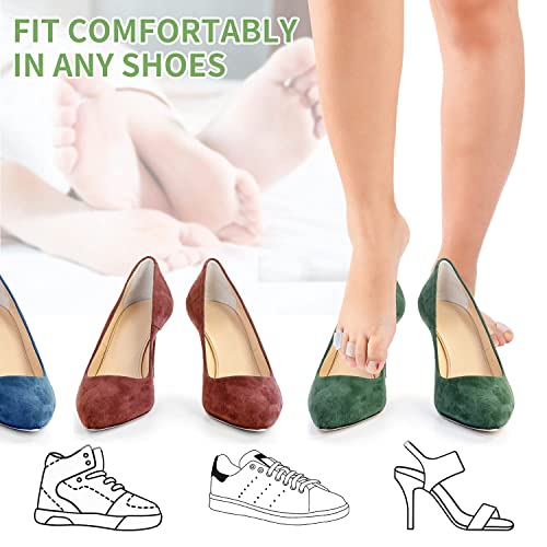 Pinky Toe Separators for Overlapping Toes, 16 Pieces Silicone Bunion Correcto...