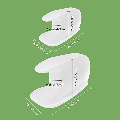 Toe Separators for Overlapping Toes, 12Pieces Silicone Toe Corrector for Wome...