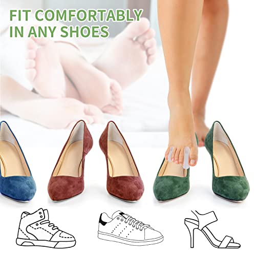 Toe Separators for Overlapping Toes, 12Pieces Silicone Toe Corrector for Wome...