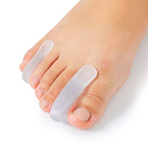 Toe Separators for Overlapping Toes, 12Pieces Silicone Toe Corrector for Wome...