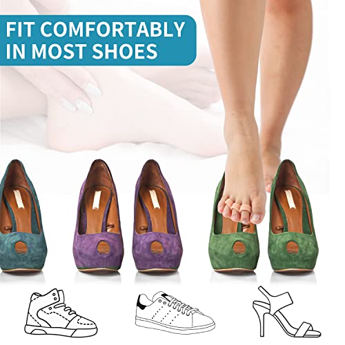 Toe Separators for Overlapping Toes, 6Pieces Silicone Toe Corrector Dividers ...