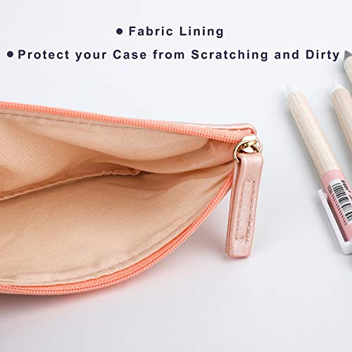 SumDirect 3Pcs Small Makeup Bags Purse, PU Leather Zip Travel Cosmetic Pouch,...