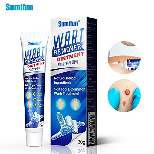 2 Counts Sumifun Wart Remover, Wart Removal Cream, Easy and Effective, Common...
