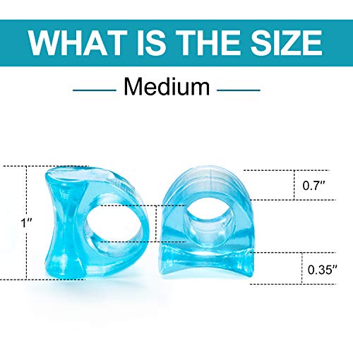 Sumifun 12 Pack Gel Toe Separators, Medium Size Toe Spacer and Bunion Correct...