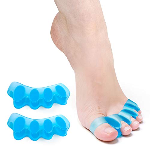 Sumifun Toe Separators, 10 PCS Gel Toe Spacers for Bunion Pain Relief, Toe St...