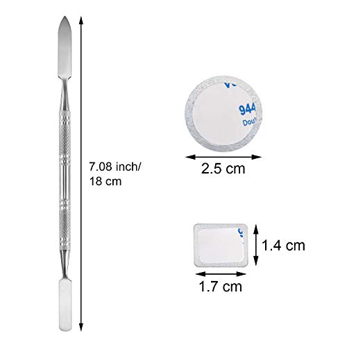 Sumind 101 Pieces Metal Stickers for Eyeshadow Palette Set, Includes 1 Makeup...