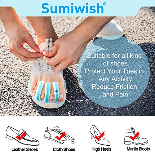 Sumiwish Foam Toe Separators, Breathable Toe Spacers, Reduce Friction and Rel...