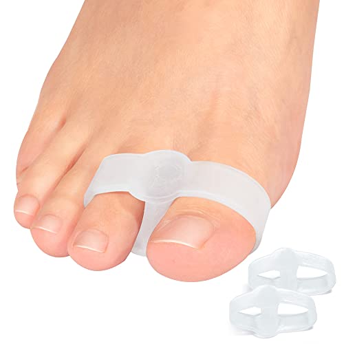 Sumiwish Gel Toe Corrector, 12 PCS Gel Toe Separators, Toe Spacer with 2 Loop...