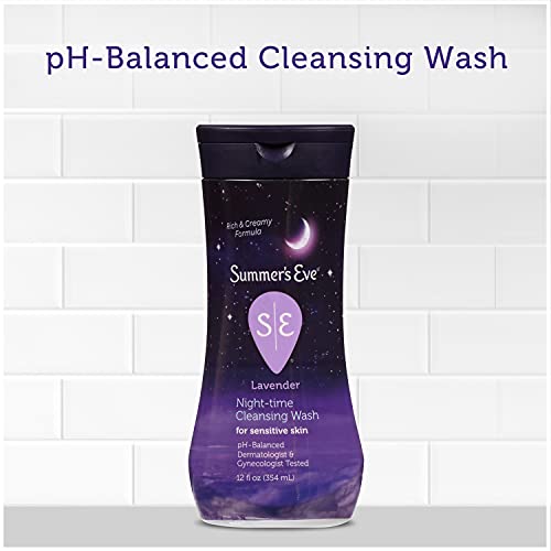 Summer's Eve Cleansing Wash | Lavender | 12 Ounce | Pack of 1 | pH-Balanced, ...