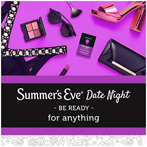 Summer's Eve Date Night Feminine Cleansing Cloths Pre/Post-Intimacy Cleansing...
