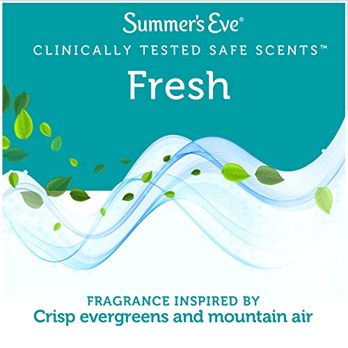 Summer's Eve Douche Fresh Scent 4.5 oz Size (Pack of 2) pH Balanced, Dermatol...