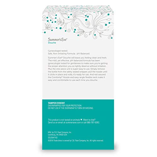 Summer's Eve Douche Fresh Scent 4.5 oz Size (Pack of 2) pH Balanced, Dermatol...