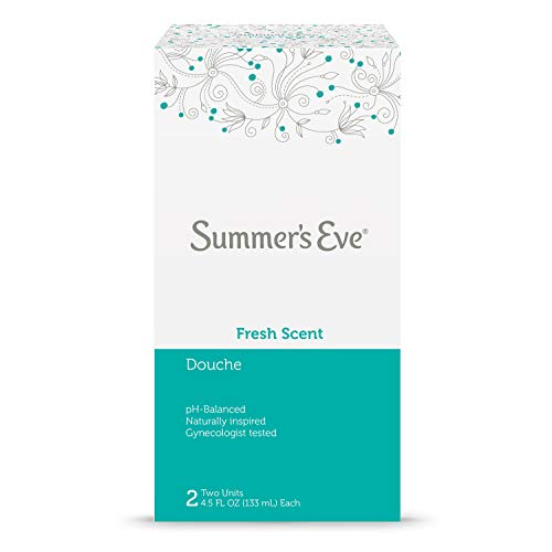 Summer's Eve Douche Fresh Scent 4.5 oz Size (Pack of 2) pH Balanced, Dermatol...