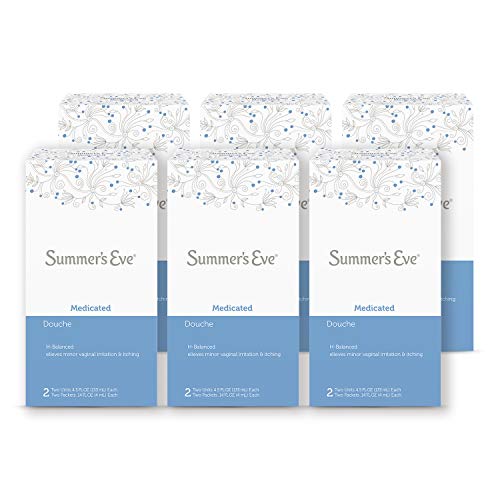 Summer's Eve Douche | Medicated | 4.5 oz Size | Pack of 6 | pH Balanced, Derm...