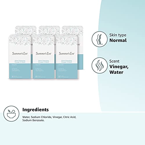 Summer's Eve Extra Cleansing Vinegar & Water Douche, 2-4.5 Fl Oz Units per bo...