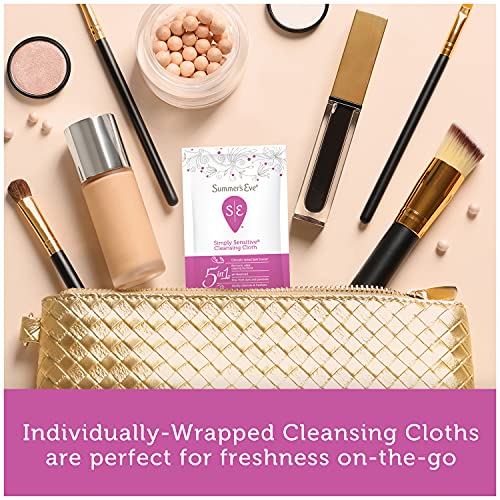 Summer's Eve Feminine Cleansing Wipes, Simply Sensitive, 16 Count, 3 Pack