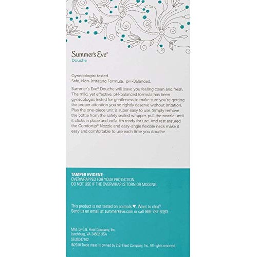 Summer's Eve Fresh Scent Douche Vinegar & Water, Feminine Wash, 4.5oz Bottles...