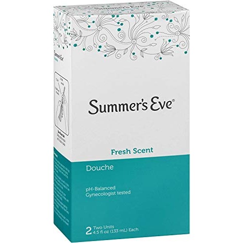 Summer's Eve Fresh Scent Douche Vinegar & Water, Feminine Wash, 4.5oz Bottles...